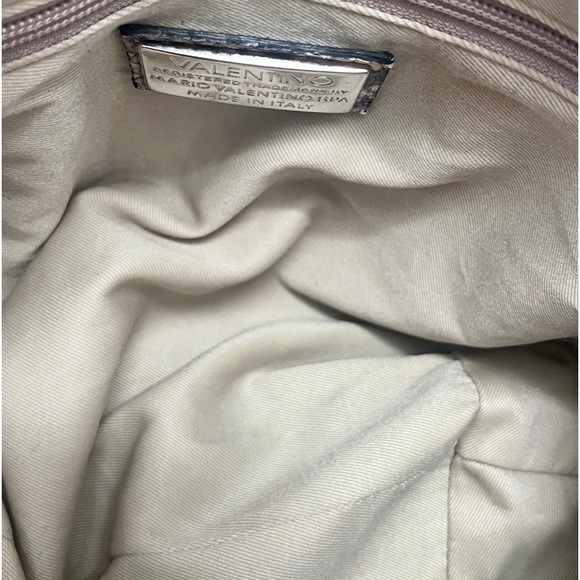 Valentino Handbag - Authentic Designer Purse - Python Bravia Tote Crossbody - Picture 10 of 16